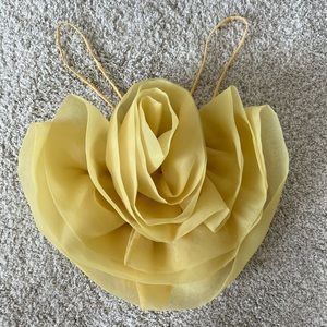 Zara Organza Flower Top